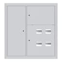 Щит этажный 4 кв. слаботочка слева (1000х950х150) EKF Basic