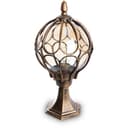 Светильник садовопарковый Feron PL3804 круглый на постамент 60W 230V E27 черное золото 11365