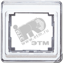 Рамка 5 постов вертикальная белая