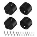Заглушка WPHFLEXD22360deg BLACK ALU с отверстием Arlight Металл 049940