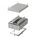 Коробка огнестойкая для кабель-канала 40-0460-FR2.5-4 Е15-Е120 RAL9005 85х85х45 (44 шт/кор) Промрукав