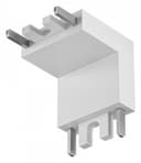 Соединитель угловой внутренний для треков накладных Denkirs AIR BASE TR5212WH