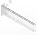 Консоль с опорой 115х40 L500 П-образная оцинкованная