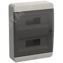 Корпус пластиковый навесной на 24 модуля ЩРН-П-24 IP41 TEKFOR черная прозрачная дверь