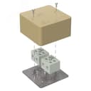 Коробка огнестойкая для о/п 40-0340-FR6.0-6 Е15-Е120 RAL9005 120х80х50 (20 шт/кор)