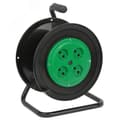 Катушка пластиковая RP-4 для подключения провода 4 розетки без заземления ЭРА