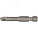 Биты "X-DRIVE" торсионные кованые, обточенные, , Cr-Mo сталь, тип хвостовика E 1/4", PH2, 50мм, 2шт