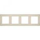Рамка 4 поста INSPIRIA слоновая кость