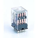 Промежуточное реле 4 контакта с LED индикацией 3А 6В AC ПР-102