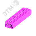 Клемма TB 1-1 промежут. фронт. подключение, сечение 2,5 мм. кв., розовый