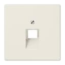 Накладка для 1-ой телефонной/компютерной розетки IAE/UAE (1X8-пол.) Серия LS990 Материал- термопласт Цвет- слоновая кость