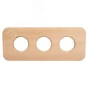 Шедель Рамка 3-х постовая (Натурэль) скрытый монтаж BF5 BF5-630-10 Бирони