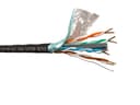 Кабель FUTP4 FTP4 cat6 NETKO 4 пары 23 AWG BC одножильный экранированный с крестовиной для наружных работ 305м FLUKE TEST NETKO FTP5287061H