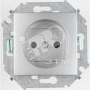 Розетка 2P, 16А, 250В, винтовой зажим, алюминий
