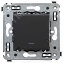 Avanti Инвертор одноклавишный в стену Черный      матовый (Переключатель сх.7)