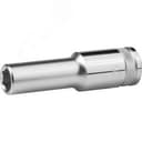 Головка торцевая "INDUSTRIE QUALITAT", удлиненная, Cr-V, FLANK, хромосатинированная, 1/2", 10 мм