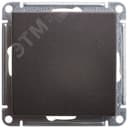 Выключатель одноклавишный, двухполюсный, 10АХ, механизм, черный бархат Systeme Electric