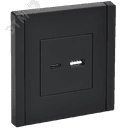 FORTE&PIANO Розетка USB A+C 3,1А FP150 черный IEK