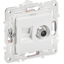 SKANDY Розетка двойная TV+RJ45 кат.5E SK-A14W арктический белый IEK