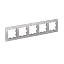 Рамка 5-м AtlasDesign Air алюм./дым. черн. SE ATN220305