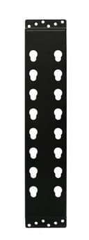 Заглушка органайзера с крепежом типа "монетка" Hyperline CMK-M-RAL9005