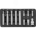 Набор вставок-бит 10 мм DR SPLINE с переходником, 11 предметов