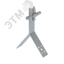Коньковый держатель болтовой для прутка D 5-10 мм H100 мм TD