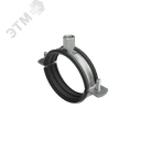 Хомут для средних нагрузок с изоляцией с гайкой М8 для труб d 1/4"