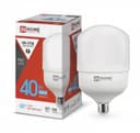 Лампа светодиодная высокомощная LED-HP-PRO 40Вт цилиндр 6500К холод. бел. E27 3800лм 230В с адаптером E40 IN HOME 4690612031101