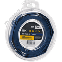 Трубка термоусадочная ТТУ нг-LS 8/4 синяя (2м/упак) IEK