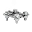 Зажим контрольный прут-прут (пластина 57x57мм) Ni PROxima