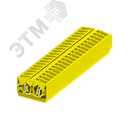 Клемма TB 1-1 промежут. фронт. подключение, сечение 2,5 мм. кв., желтый.