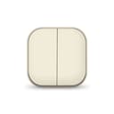 Выключатель 2-кл. 1п ОП 10А IP20 сл. кость IONICH 1425