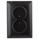 Розетка однофазная скрытого монтажа, в рамку без шторок антрацит 16А 250В IP20 4-204-05 Intro Solo Б0053670 ЭРА