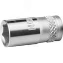 Торцовая головка "INDUSTRIE QUALITAT", Cr-V, FLANK, хромосатинированная, 1/4", 8 мм