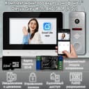 Комплект видеодомофона Olesya Wi-Fi AHD1080P Full HD (910sl), Серый + Модуль сопряжения "Луч-БМ"+ Карта памяти