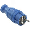 ВБп3-1-0м Вилка прямая ОМЕГА IP44 синяя