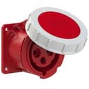 Розетка встраиваемая 32А/400V/3P+E/IP67, фланец 75x75