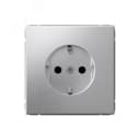 ARTGALLERY РОЗЕТКА с заземлением со шторками, 16А, механизм, быстрозажимные клеммы, алюминий