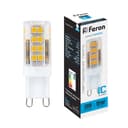 Лампа светодиодная Feron LB432 G9 5W 6400K 25771