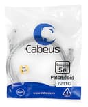 Шнур коммутационный RJ-45 кат.5е (3 м) Cabeus PC-UTP-RJ45-Cat.5e-3m-GN