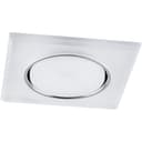 Светильник встраиваемый с белой LED подсветкой Feron CD5022 потолочный GX53 без лампы белый матовый 32661