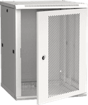 ITK Шкаф LINEA W 12U 600x600 мм дверь перфорированная, RAL7035 (LWR3-12U66-PF)