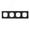 Аксиома Рамка четырехместная МРФИ11.17.00.00 Антрацит 121043 Кунцево