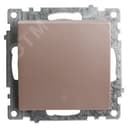 Переключатель 1-клавишный (механизм), 250В, 10A, серия Катрин, шампань