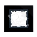 Рамка на 2 поста, S82N, чёрный - графит (стекло) Simon