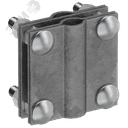 Зажим заземления с разделителем крестообразный стержень-полоса/пруток оцинкованная сталь TD IEK