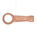 Ключ накидной односторонний ударный 100 омедненный Hortz