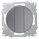 Выключатель тройной, цвет серый (серия Florence) 2172849 ССТ