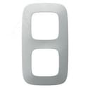 Valena ALLURE Рамка 2 поста алюминий универсальная Legrand Euro